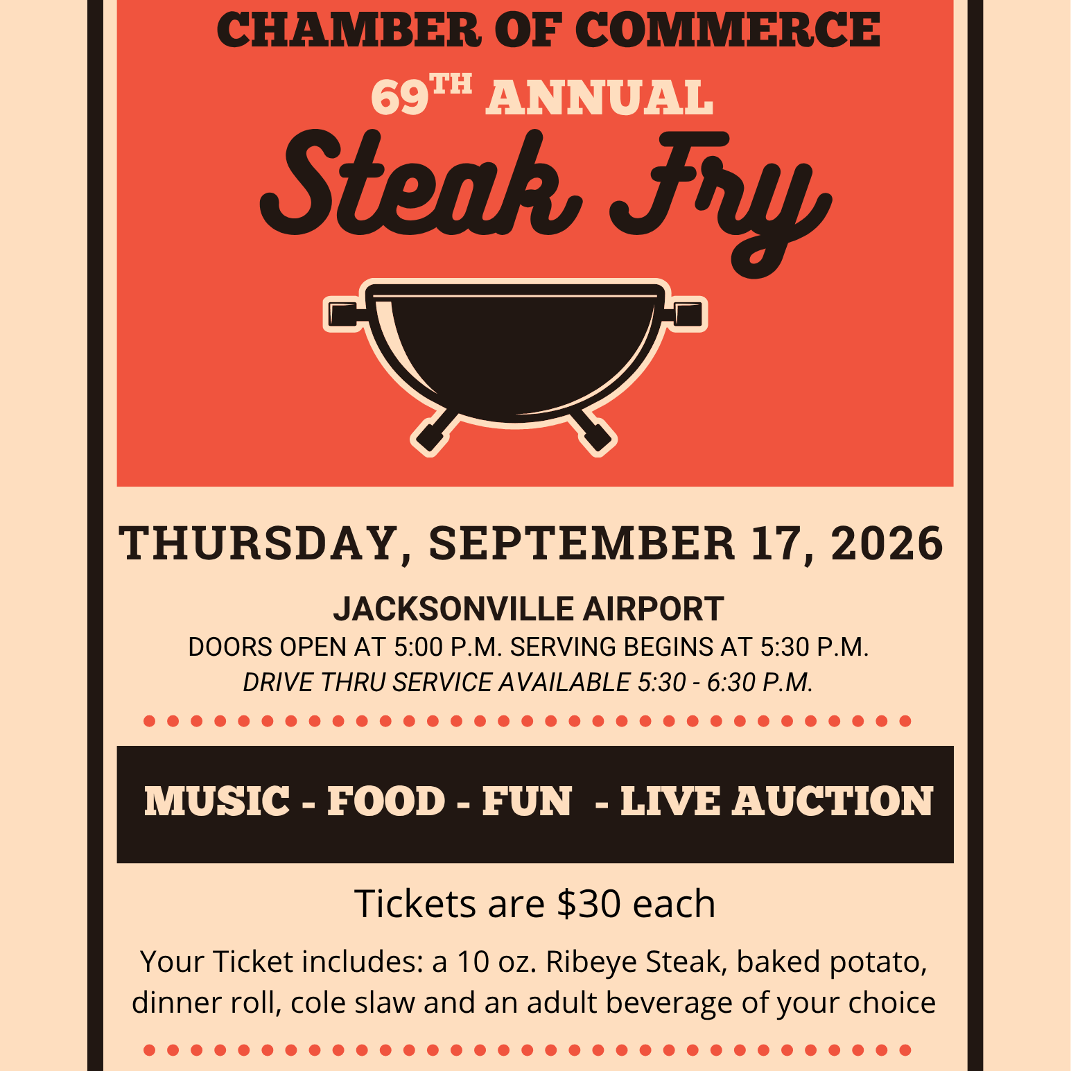 2026 Steak Fry Flyer